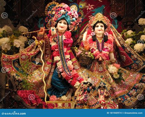 Iskcon Temple Radha Krishna Wallpaper