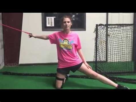 Fastpitch Softball Pitcher Pre-Season Workout using J-Bands - YouTube ...