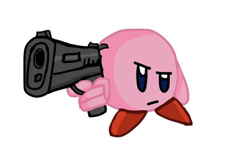 Kirby with a Gun by StickminGlitchy64 on Newgrounds