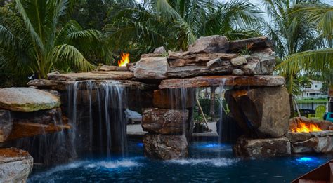 Luxury Pools With Waterfalls | Lucas Lagoons