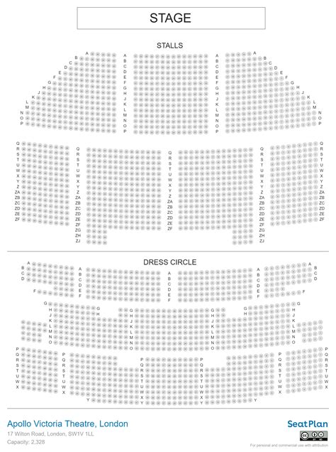 Apollo Victoria Theatre Seating Plan Best Seats | Brokeasshome.com