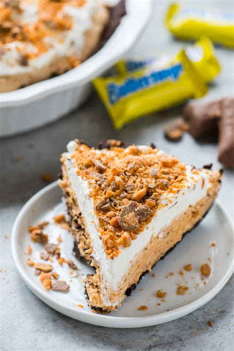 Butterfinger Pie (No Bake Dessert) - The First Year