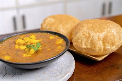 Poori Aloo Bhaji Recipe | Puri Bhaji Banane Ki Recipe | Aloo Puri Bhaji ...