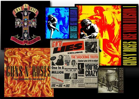 Ranked: Guns N' Roses Six Studio Albums.