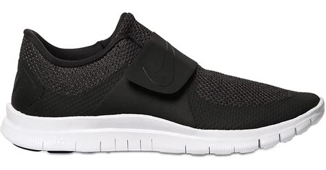 Nike Free Socfly Mesh Slip-on Sneakers in Black for Men | Lyst