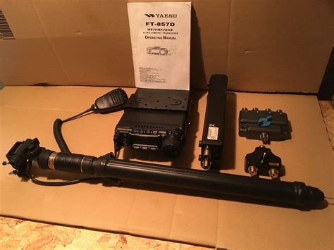 Yaesu FT-857D HF / UHF / VHF Transceiver Radio & ATAS-120 Antenna + FC ...