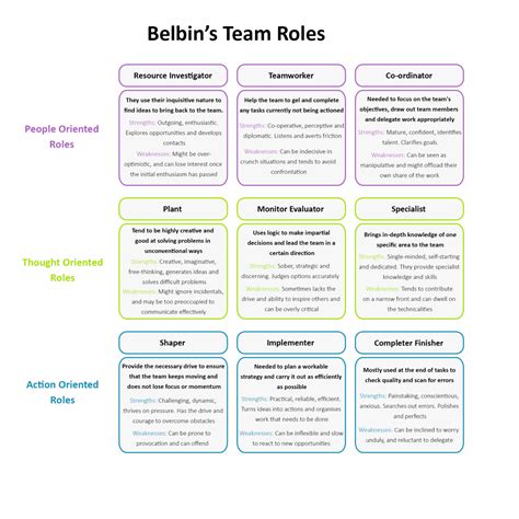 Belbin Team Roles - Accipio