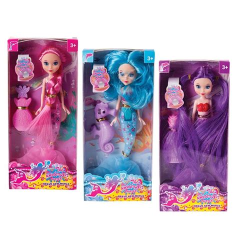 Mermaid Dolls With Flashing Tails (Set of 3) | Shop Today. Get it ...