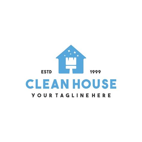 Premium Vector | Professional clean house logo design