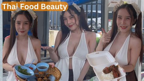 Beautiful Lady makes Thai Food - Bangkok Street Food - YouTube