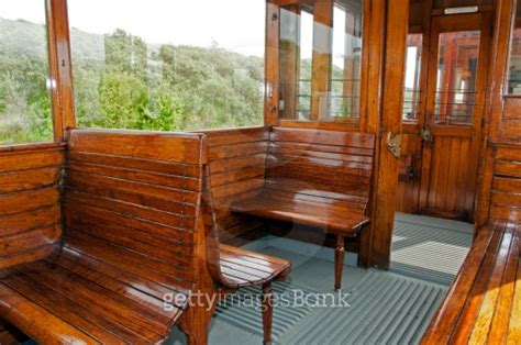 old wooden train interior 이미지 (168732583) - 게티이미지뱅크