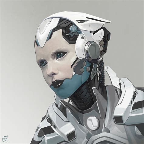 kiborg fanart, Serafima Brovkina | Cyberpunk art, Robot concept art ...