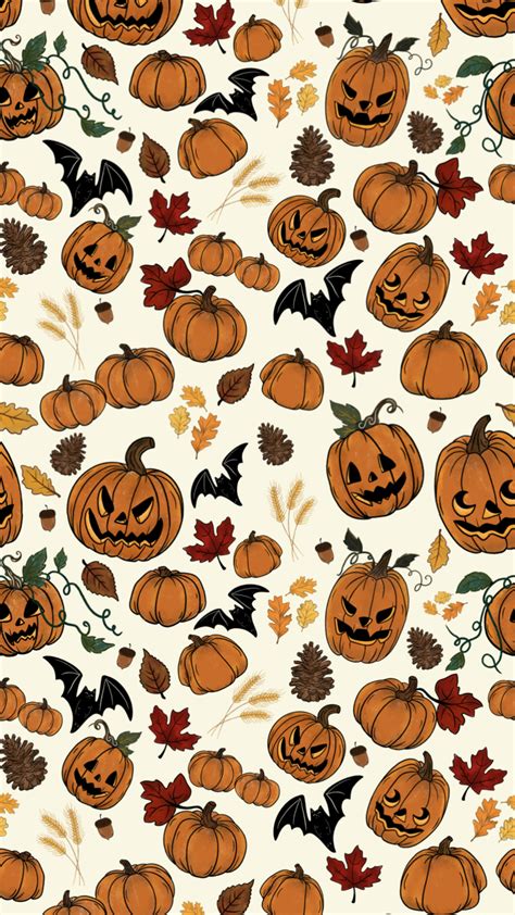 🔥 Free download Fall Pumpkins iPhone Wallpaper [844x1500] for your ...