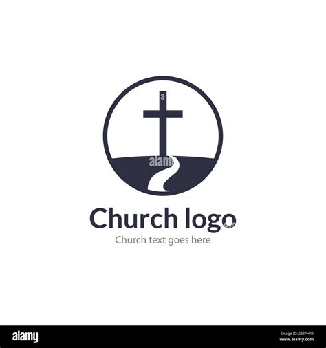 Logo church road cross Jesus mountain catholic dove religion. Worship ...