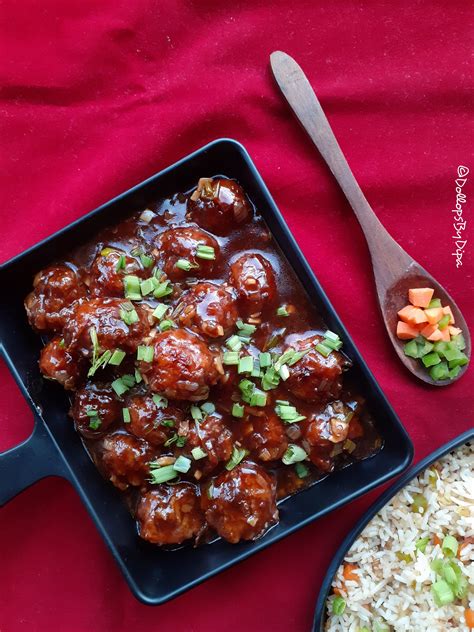 VEG MANCHURIAN (GRAVY ) – DOLLOPS BY DIPA