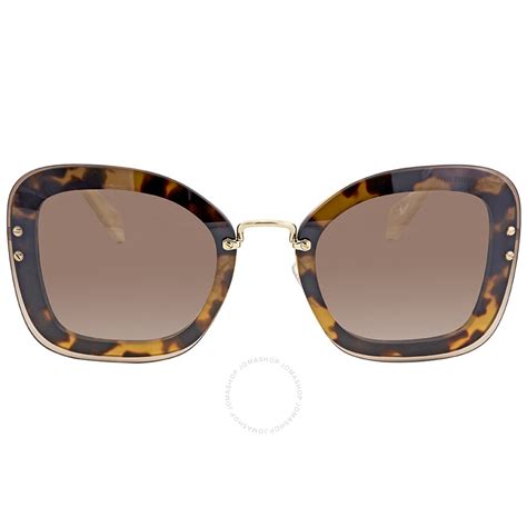 Miu Miu Square Sunglasses MU 02TS 7S04P0 65 - Miu Miu - Sunglasses ...