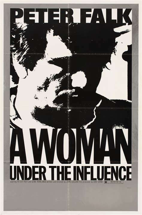 A Woman Under the Influence Original 1974 U.S. One Sheet Movie Poster ...