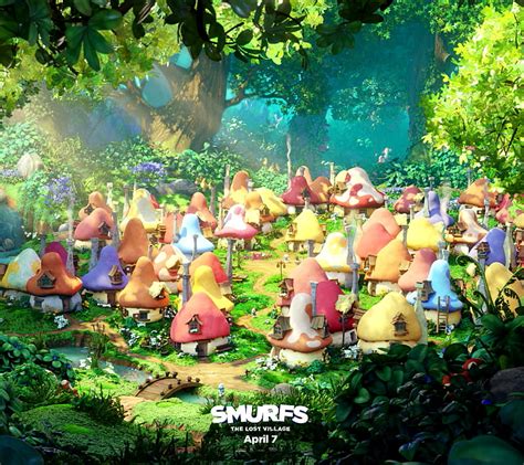 Smurf Village Background