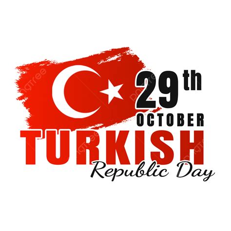 Republic Day PNG Transparent, Turkish Republic Day Logo, Logo, Turkish ...