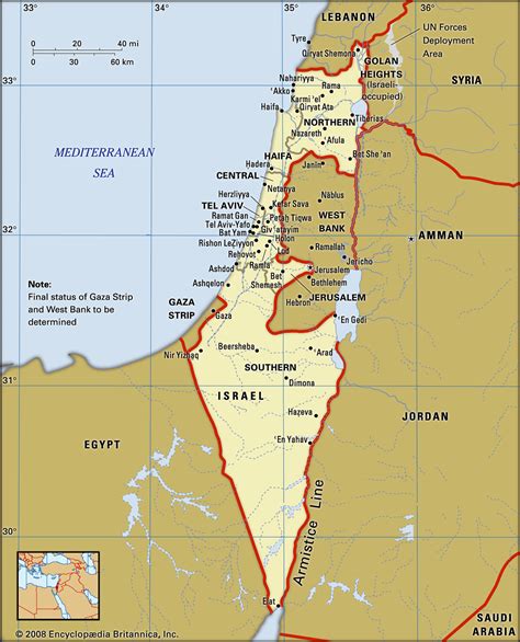 How Many Square Miles Is The Country Of Israel - Country Poin