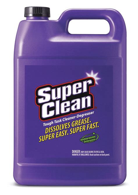 SUPERCLEAN Cleaner/Degreaser, 1 gal Cleaner Container Size, Jug Cleaner ...