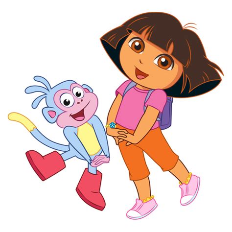 Dora And Boots Kissing