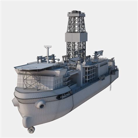 3d drillship drill ship