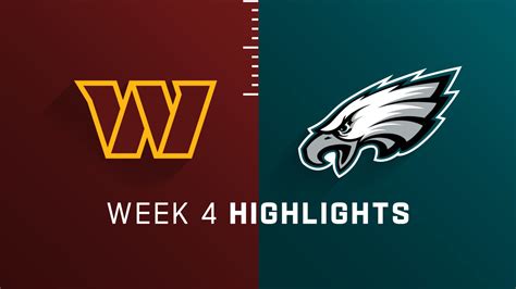 Washington Commanders vs. Philadelphia Eagles highlights | Week 4