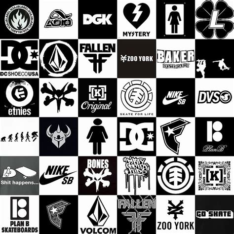 Logotipo de monopatín de elementos, logotipo de dc shoes, Fondo de ...