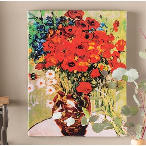 Andover Mills™ Red Poppies And Daisies On Canvas by Vincent Van Gogh ...