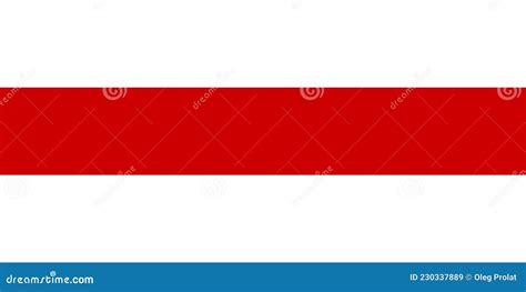 National Flag of Belarus Original Size and Colors Vector Illustration ...