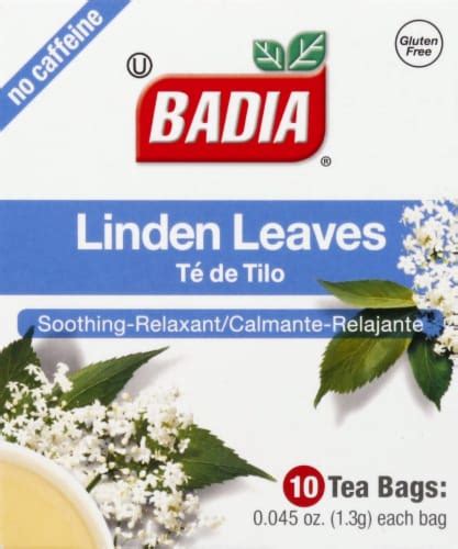 Badia® Linden Leaves Tea Bags, 10 ct - Kroger