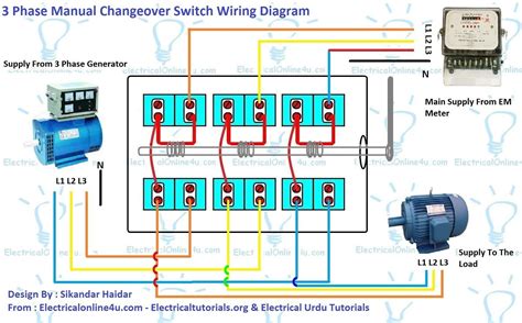 Rotary Changeover Switch Wiring Diagram