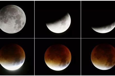 Harvest Moon: Stunning images from across the world as lunar eclipse ...