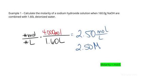 Determine the Molarity of a Solution - PenelopeqoPratt