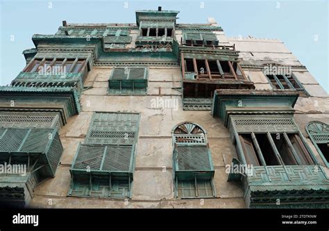 Historic architecture at Al Balad in Jeddah Stock Photo - Alamy