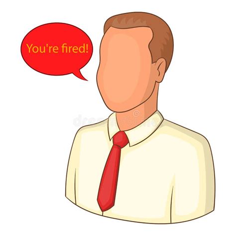 You Fired Icon Cartoon Style Stock Illustrations – 6 You Fired Icon ...