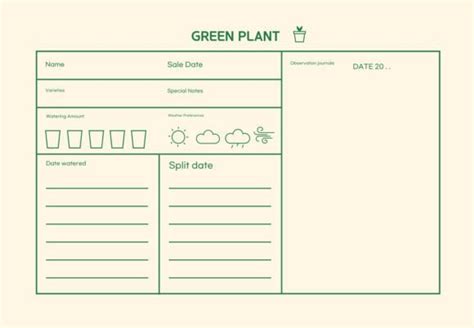 Green Plan Graphic by Deep Ocean · Creative Fabrica