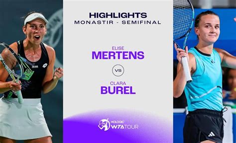 Elise Mertens vs. Clara Burel | 2023 Monastir Semifinal | WTA Match ...