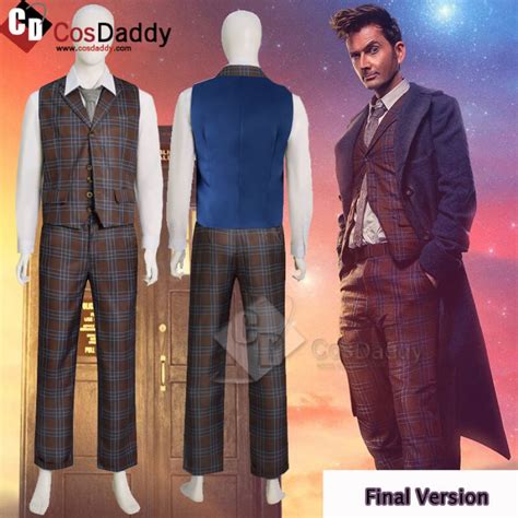 14th Doctor Waistcoat David Tennant Cosplay Outfit 14th Doctor Coat ...