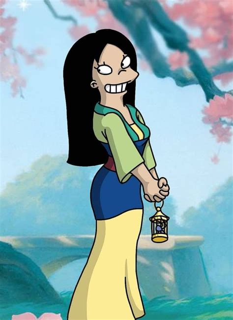 Mulan Amy Wong, Futurama | Disney fan art, Cartoon pics, Futurama