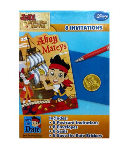 Jake & The Neverland Pirates Invitations – One Image Balloon Sdn Bhd