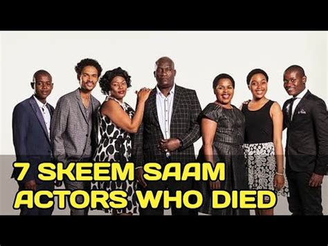 7 Skeem Saam Actors Who Recently Passed Away - YouTube