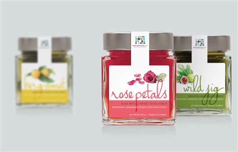 Sweet Fruit Preserves Labels on Behance