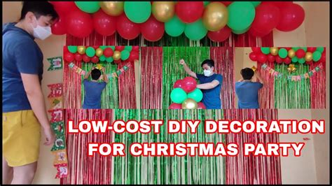 EASY AND LOW-COST CHRISTMAS PARTY DECORATION IDEAS | DIY CHRISTMAS ...