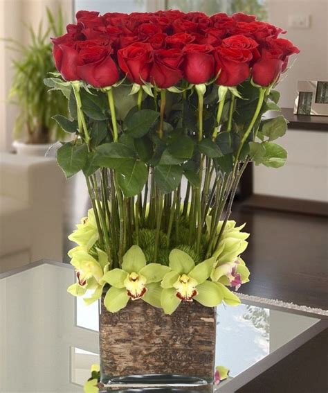 Rose Flower Arrangement | Rose flower arrangements, Unique flower ...