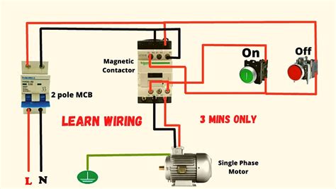 Magnetic Contactor Start Schematic Diagram