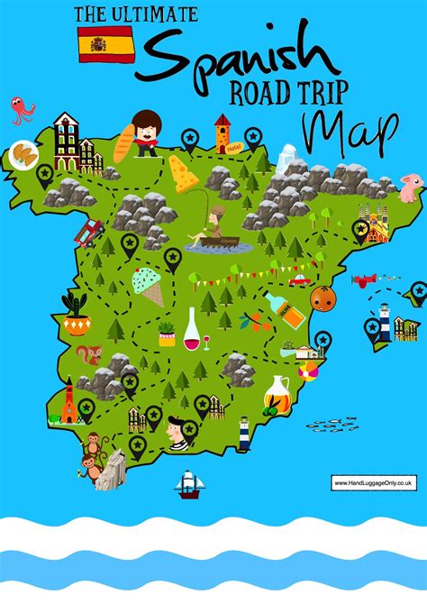 15 Beautiful Places To Visit In Spain | Road trip map, Spain road trip ...