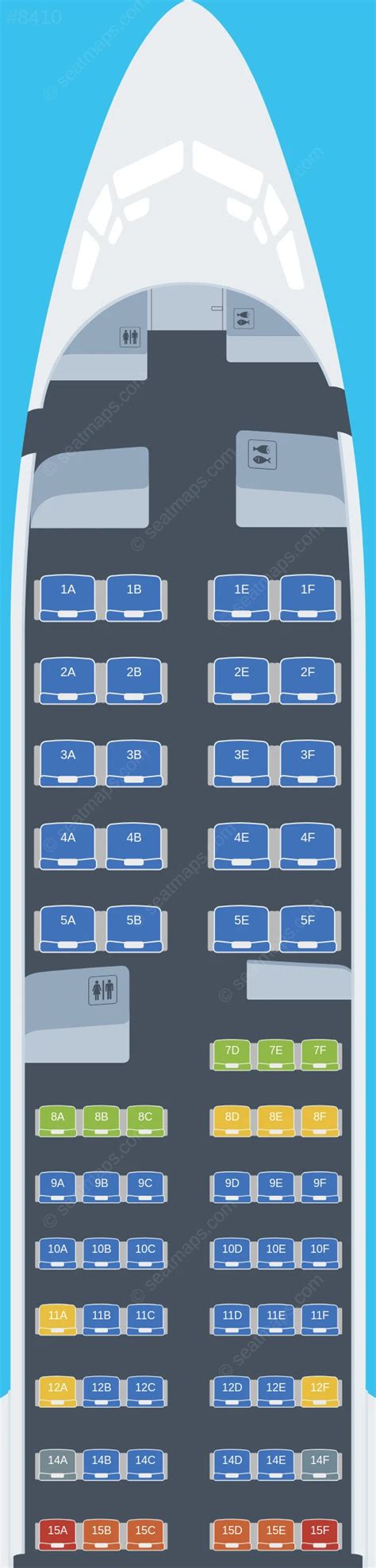 Χάρτες θέσεων της Boeing 737 MAX 9 United