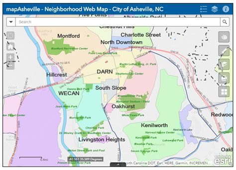 City of Asheville launches interactive neighborhood map - The City of ...